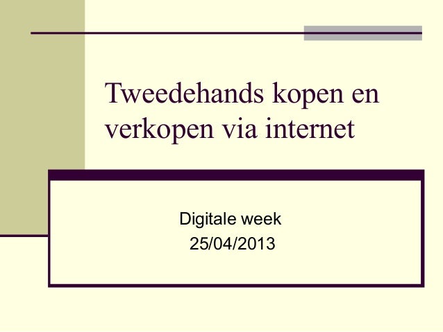 kopen en verkopen op het internet kopen en verkopen op het internet